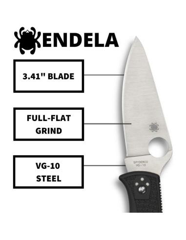 Cuchillo Plegable Spyderco Endela 8.89 cm Acero VG-10
