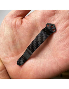 Clip de bolsillo Qtcial de fibra de carbono para Benchmade 2