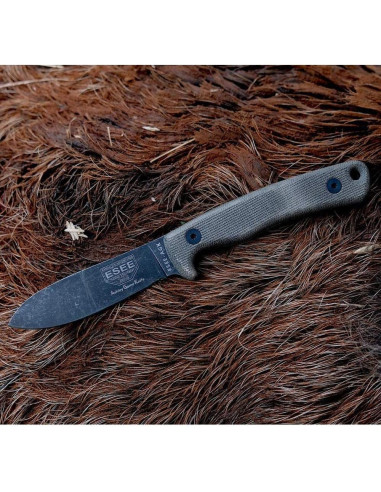 Cuchillo de Caza ESEE Ashley AGK con Funda de Cuero 20.96 cm