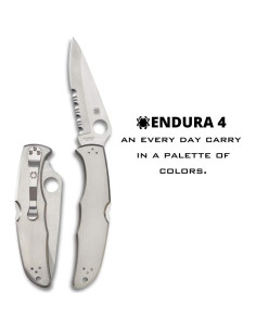 Cuchillo Plegable Spyderco Endura 4 Acero Inoxidable 22.3 cm 2