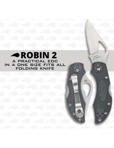 Cuchillo de Bolsillo Spyderco Byrd Robin 2 Acero Inoxidable 6.1 cm 2
