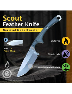 Cuchillo de Supervivencia Outdoor Element Scout Feather 16.74 cm 2