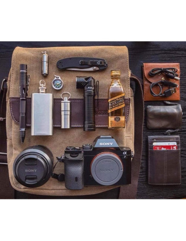 Cuchillo Plegable Ontario Knife Company RAT 1 Negro EDC 21.6 cm