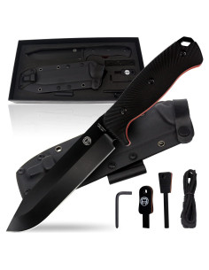 Cuchillo de Caza Holtzman's Gorilla Survival con Funda y Accesorios