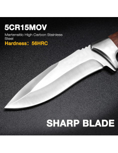 Cuchillo de Cuchilla Fija Flissa 25.1 cm Acero Alto Carbono 2