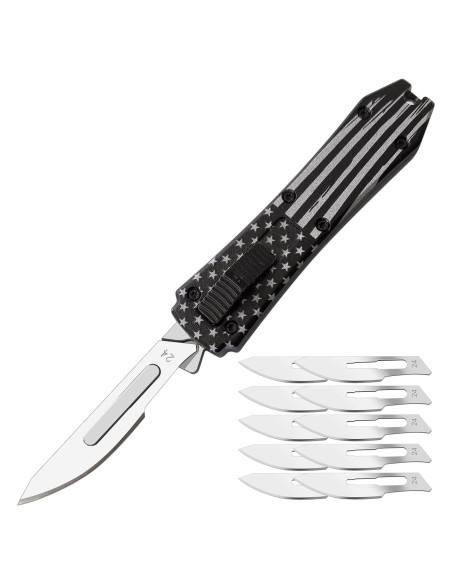 Cuchillo de bolsillo COLDOWN EDC con 10 hojas reemplazables