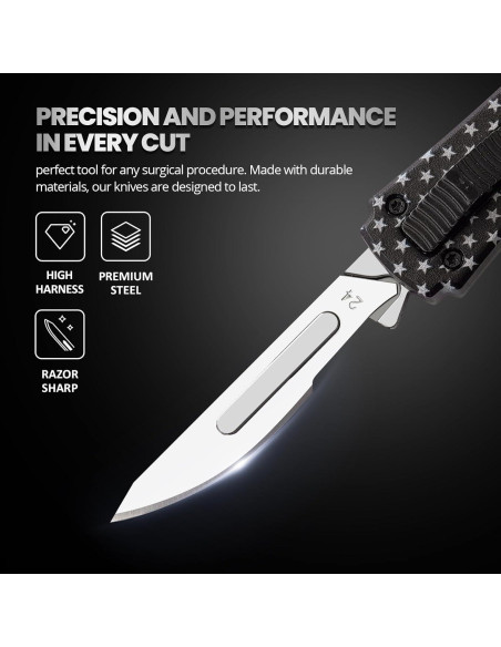 Cuchillo de bolsillo COLDOWN EDC con 10 hojas reemplazables