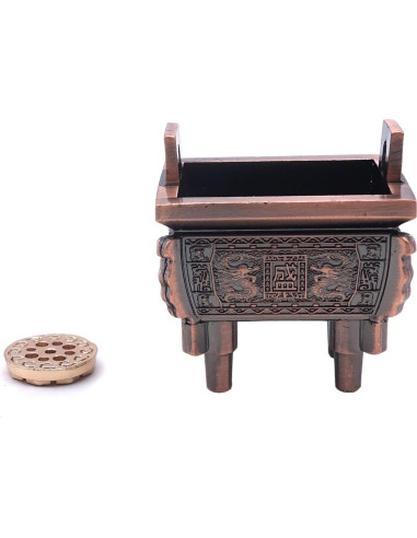 Soporte para Incienso TRENDBOX Modelo B Bronce Vintage 3.8x5x5.3cm