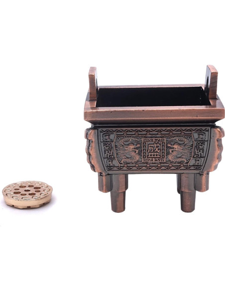 Soporte para Incienso TRENDBOX Modelo B Bronce Vintage 3.8x5x5.3cm