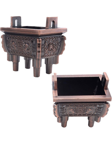Soporte para Incienso TRENDBOX Modelo B Bronce Vintage 3.8x5x5.3cm