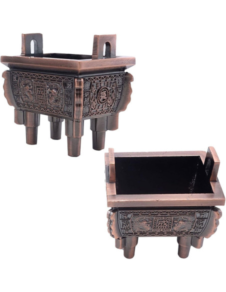 Soporte para Incienso TRENDBOX Modelo B Bronce Vintage 3.8x5x5.3cm