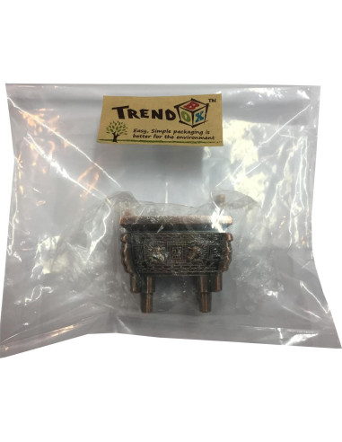 Soporte para Incienso TRENDBOX Modelo B Bronce Vintage 3.8x5x5.3cm
