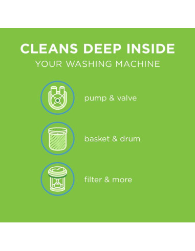 Limpiador de Lavadora Affresh 6 Tabletas Ecológicas HE