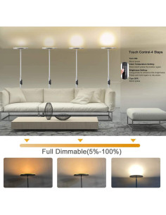 Lámpara de Pie JOOFO 30W LED Moderna con Control Remoto 2