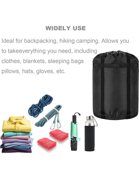 Saco de Compresión Borogo 36L 2-Pack Nylon Impermeable