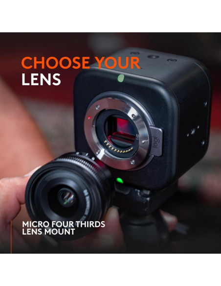 Cámara de Transmisión en Vivo Inalámbrica Logitech Mevo Core 4K