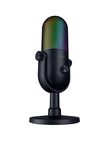Micrófono USB Razer Seiren V3 Chroma - Iluminación RGB y Silencio Táctil