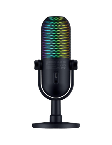 Micrófono USB Razer Seiren V3 Chroma - Iluminación RGB y Silencio Táctil