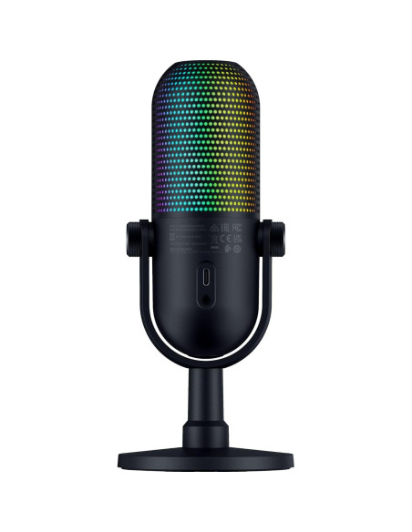 Micrófono USB Razer Seiren V3 Chroma - Iluminación RGB y Silencio Táctil