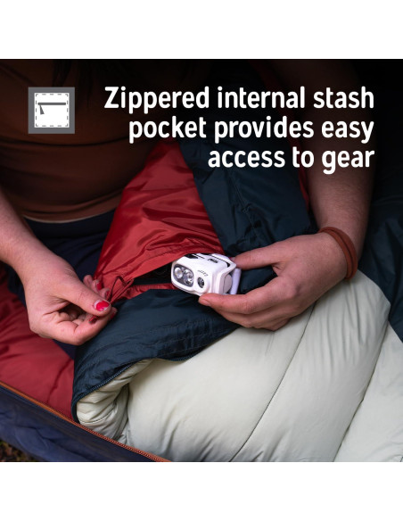 Saco de dormir Kelty Cosmic 20 Synthetic 3 estaciones 1.83 m