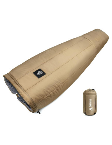 OneTigris Featherlite Quilt 1000g 40F Coyote Brown Camping