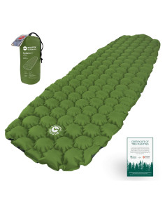 Colchoneta Inflable Ultraligera ECOTEK Hybern8 Verde Bosque