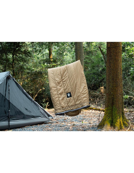 OneTigris Featherlite Quilt 1000g 40F Coyote Brown Camping