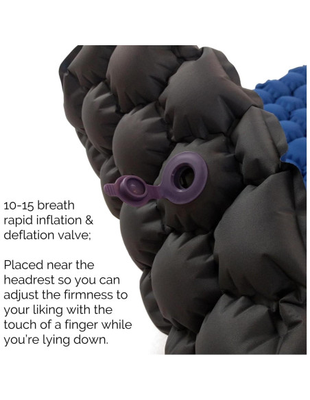 Colchoneta Inflable Ultraligera ECOTEK Hybern8 Verde Bosque