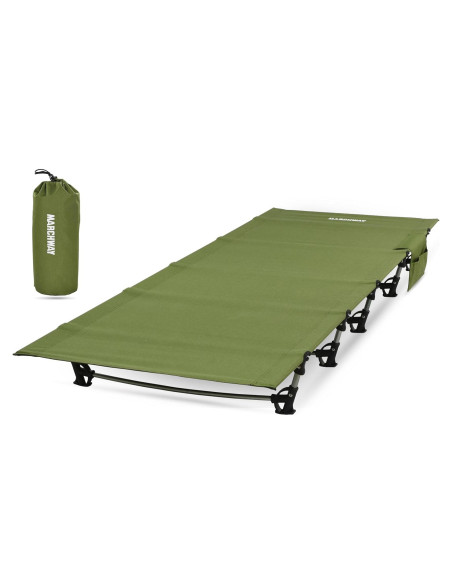 Cama Plegable Ultraligera MARCHWAY Verde Militar 2.18 kg