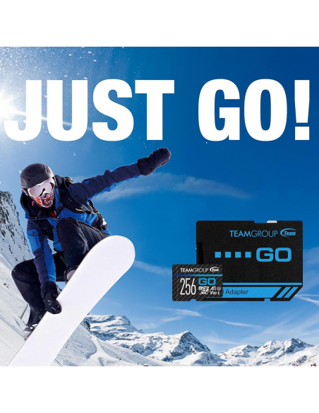 TEAMGROUP GO Tarjeta Micro SDXC 64GB 3 Pack UHS-I U3 V30