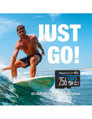 TEAMGROUP GO Tarjeta Micro SDXC 64GB 3 Pack UHS-I U3 V30