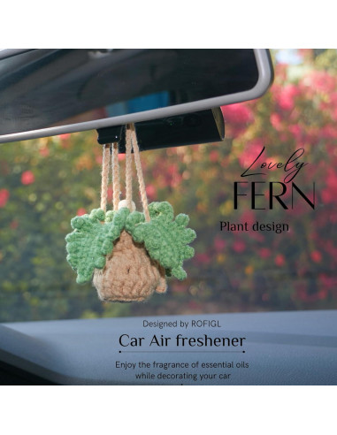 Ambientador de Auto Hecho a Mano ROFIGL - Helecho 8ml