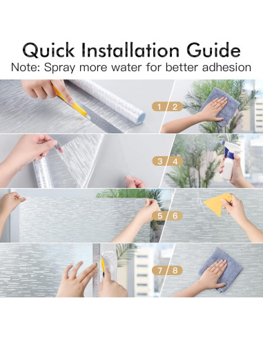 Película de Privacidad Haton 30x200 cm Vinilo Estático UV