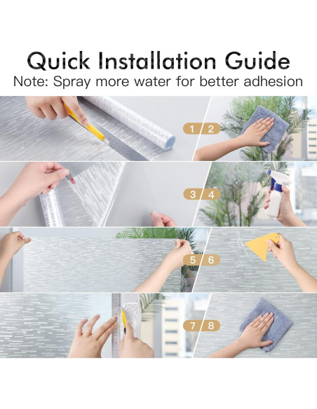 Película de Privacidad Haton 30x200 cm Vinilo Estático UV