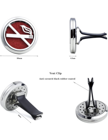 Difusor de Aceite Esencial para Auto AZNECK 30mm Inoxidable