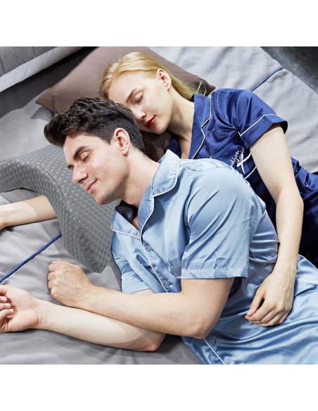 Almohada de Abrazo ALEVMOOM para Parejas Espuma de Memoria 36x38cm