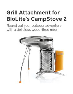 Parrilla Portátil BioLite GRA para CampStove 2 - Acero Inoxidable 2