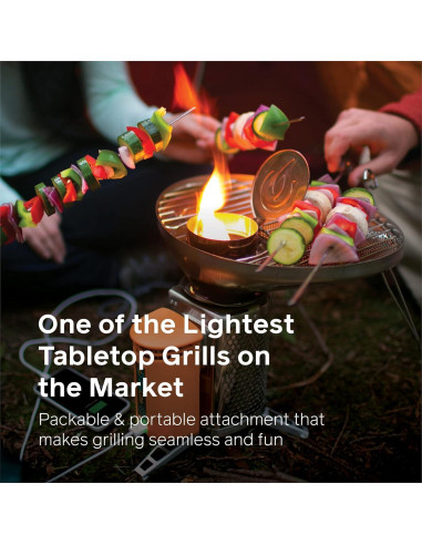 Parrilla Portátil BioLite GRA para CampStove 2 - Acero Inoxidable