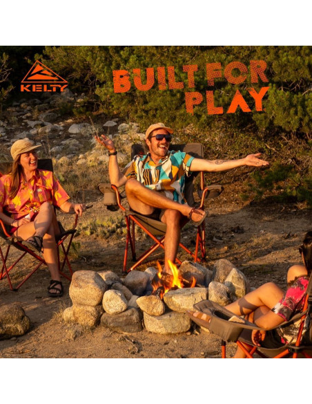 Silla de Camping Plegable Kelty Esencial con Portavasos