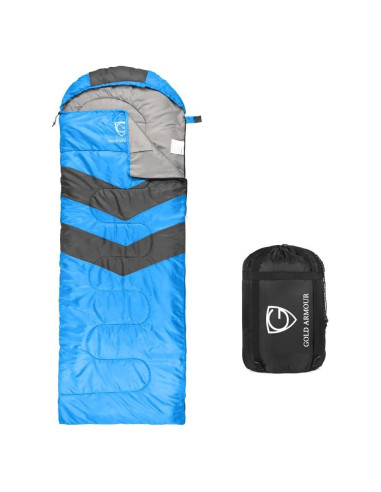 Saco de Dormir Gold Armour para Adultos y Niños 3 Temporadas