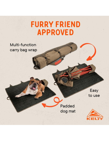 Silla de Camping Plegable Kelty Esencial con Portavasos