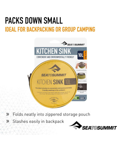 Fregadero Plegable 5L Sea to Summit - Nylon Impermeable