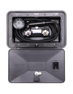 Kit de Ducha Exterior Awelife para RV y Camper, Negro 2