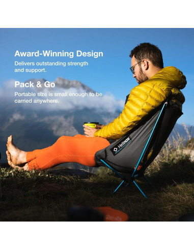 Silla de Camping Ultraligera Helinox Chair Zero Negra 0.5kg