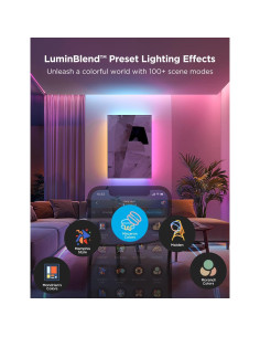 Tira de Luz LED Govee RGBIC 2m Pro con Matter, Alexa y Google 2