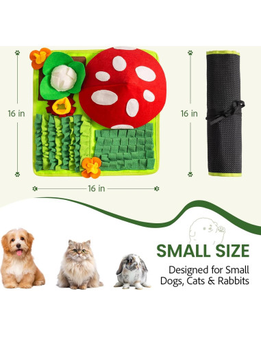 Alfombra de Olfateo Mewoo para Perros y Gatos 40.6x40.6cm