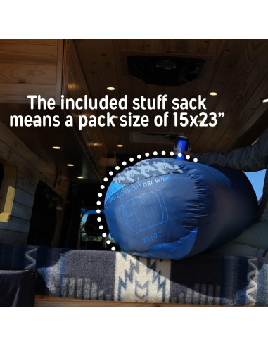 Saco de Dormir Kelty Tru.Comfort Doble 20 para 2 Personas