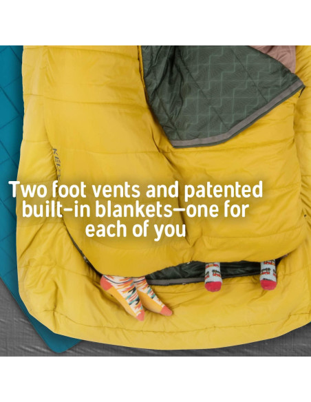 Saco de Dormir Kelty Tru.Comfort Doble 20 para 2 Personas