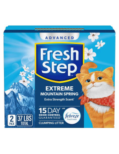 Arena para Gatos Fresh Step 16.8 kg Aglomerante Febreze Primavera