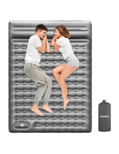 Almohadilla de Dormir Doble KASIMO 198x140cm con Bomba Integrada